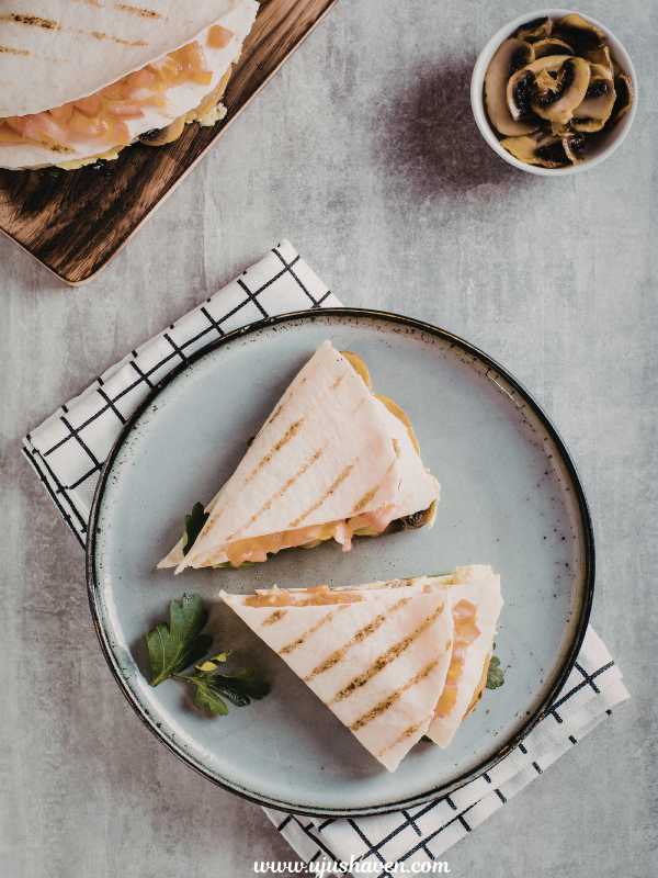 Chicken-Quesadilla-Triangles