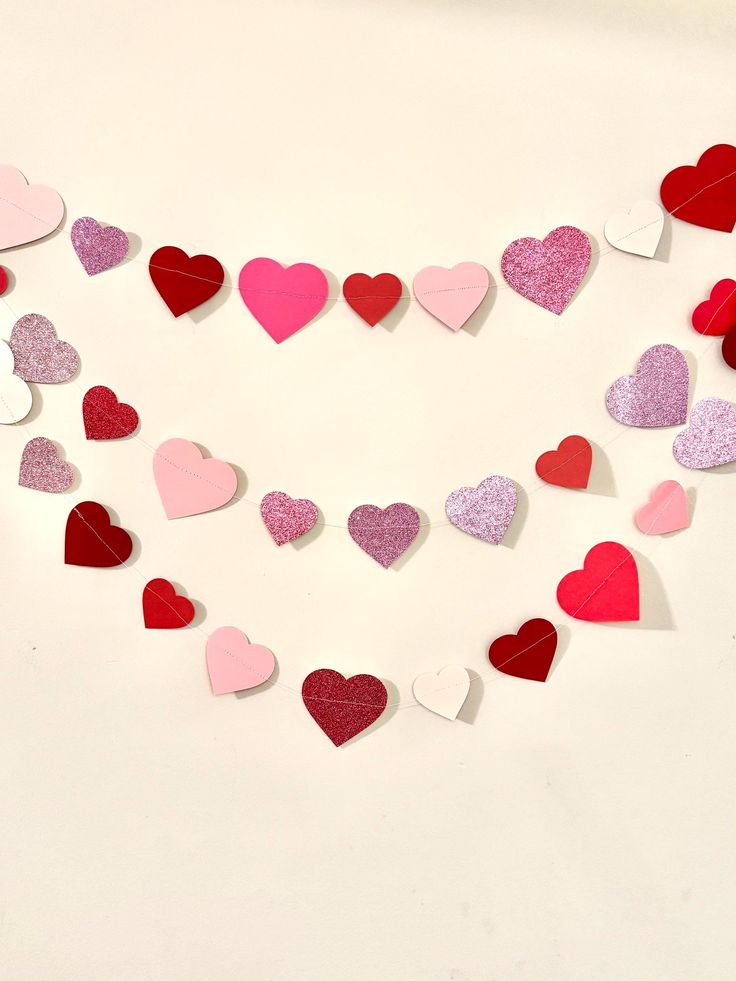 Decorative-heart-garlands