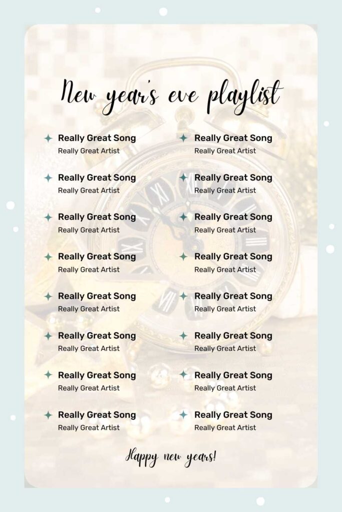 Prep-a-simple-music-playlist-New-Year's-Eve-Party-Planning-Checklist