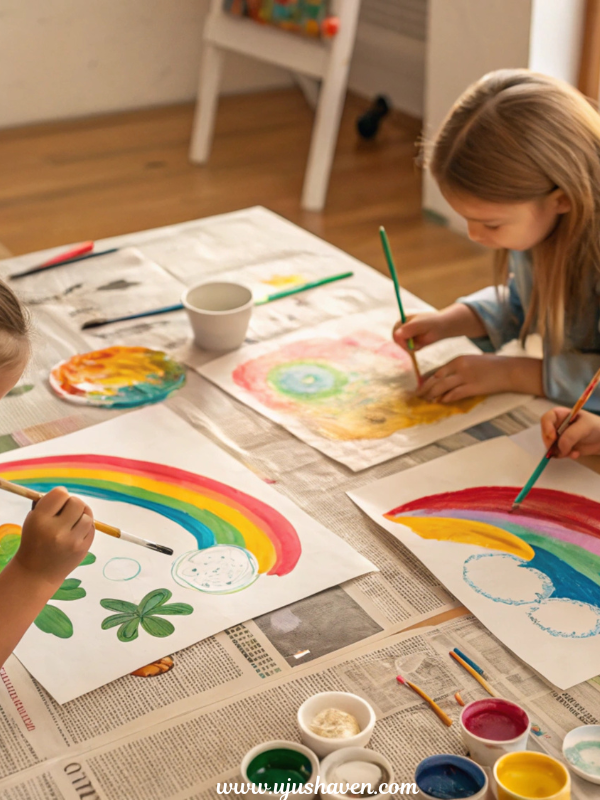 Rainbow-Painting-Fun-Easy-New-Year-Crafts-For-Preschool