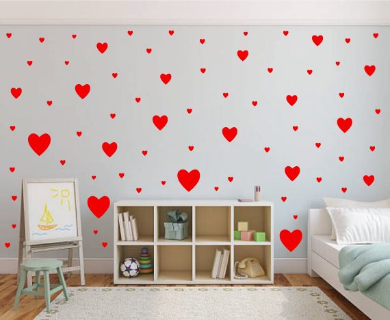 Valentine-themed-wall-decals