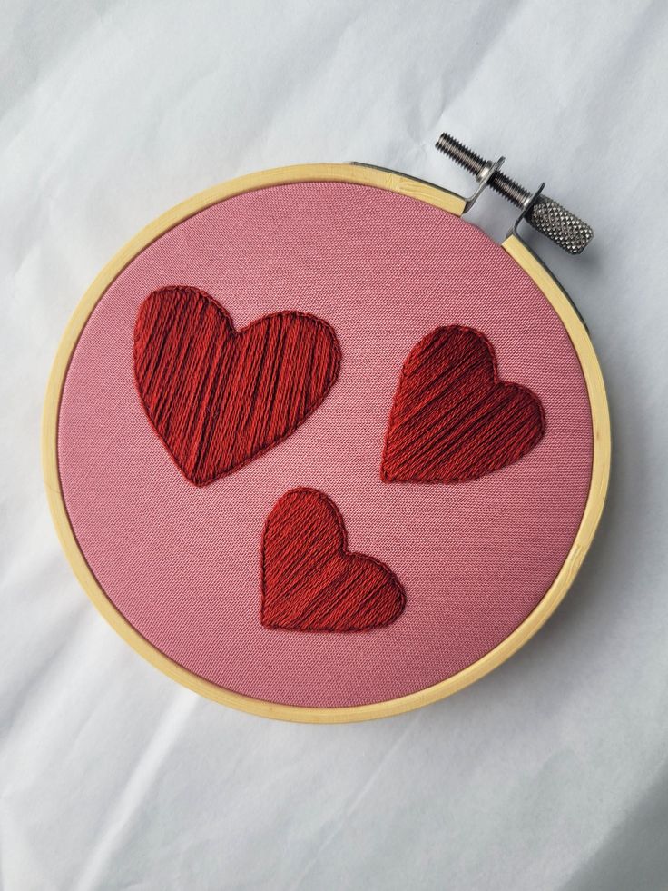 Valentine’s-themed-embroidery-hoops-Valentine's-Day-Crafts-For-Adults