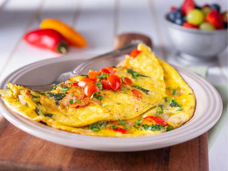 10-Minute-Veggie-Omelet
