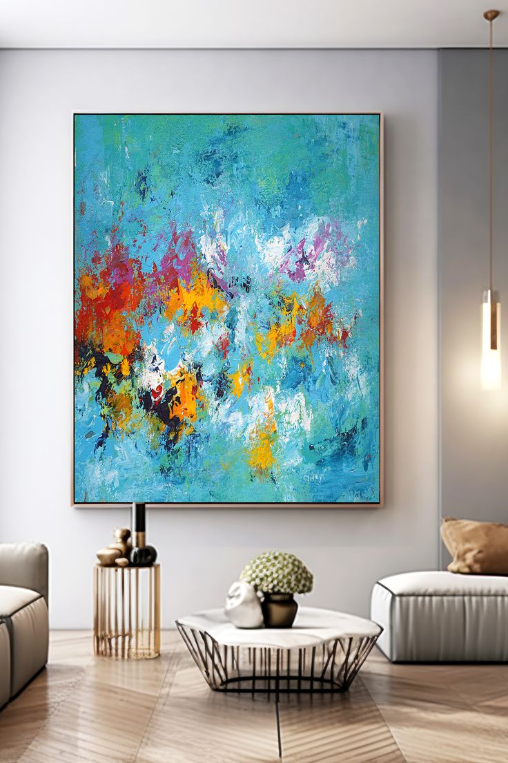 Abstract-Canvas-Art-with-Acrylic-Paint-DIY-Wall-Art