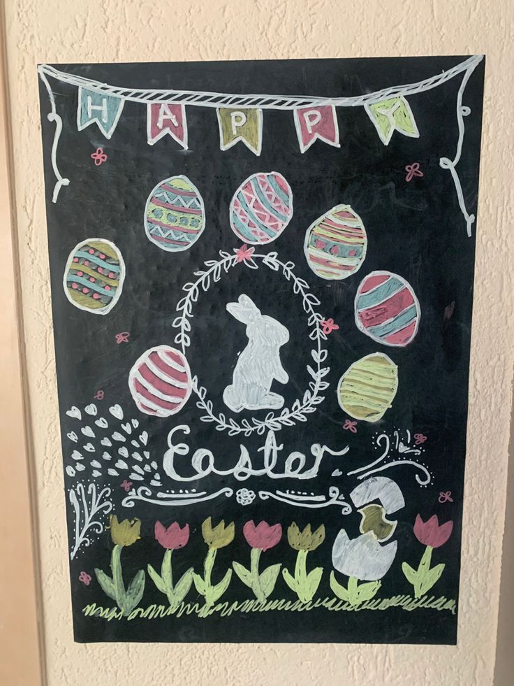 Chalkboard-Easter-Signs-DIY-Easter-Decoration