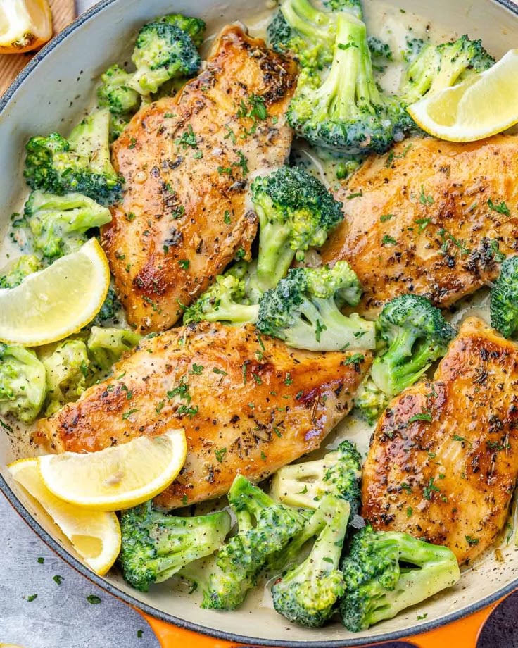 Chicken-and-Broccoli-Skillet