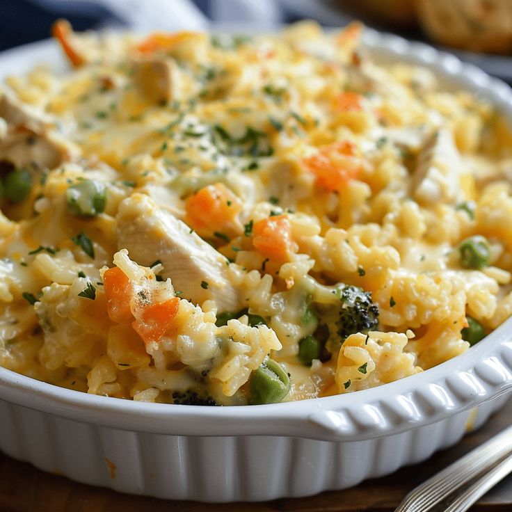 Creamy-Chicken-and-Rice-Casserole