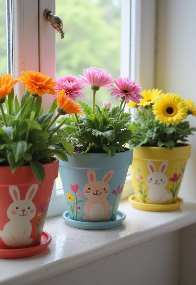 DIY-Painted-Planters