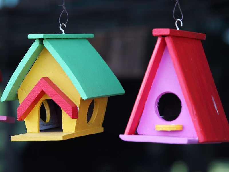 Decorative-birdhouse-painting