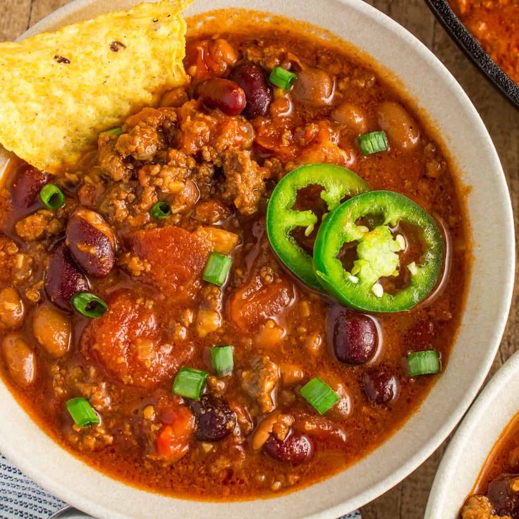 Easy-Skillet-Chili-Lazy-Dinners