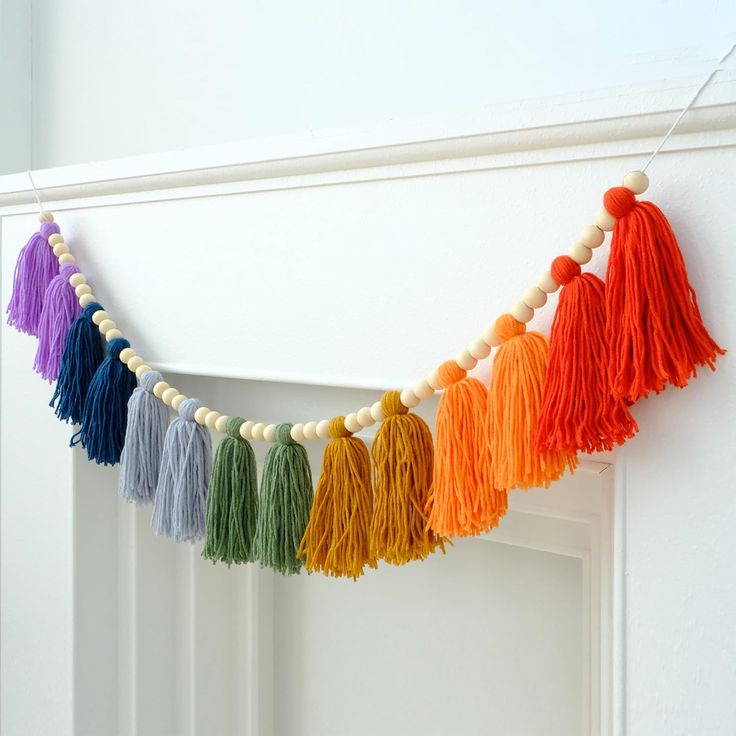 Fabric-tassel-garlands