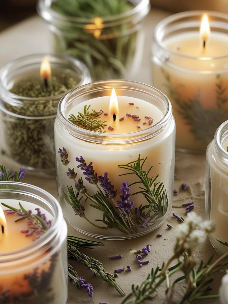 Herb-Infused-Candles-DIY-Candles