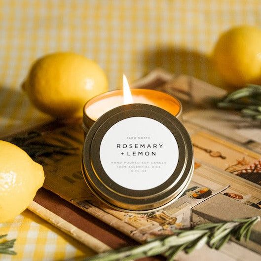 Lemon-Rosemary-Candle