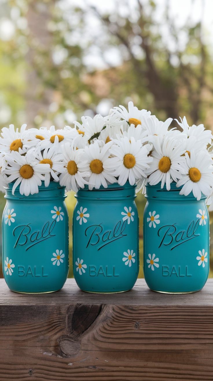 Mason-Jar-Spring-Flower-Vases