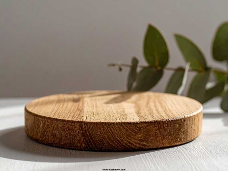 Natural-wood-chargers-for-an-earthy touch