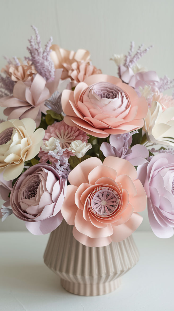 Paper-flower-bouquets