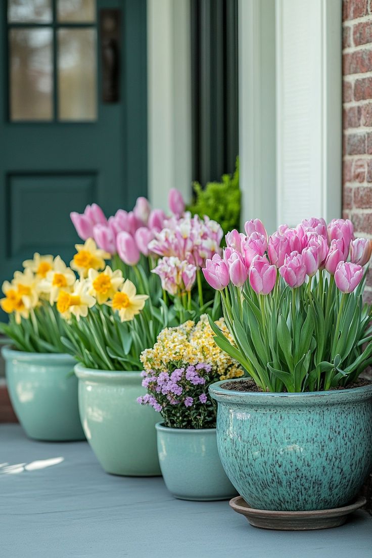 Potted-Spring-Flowers