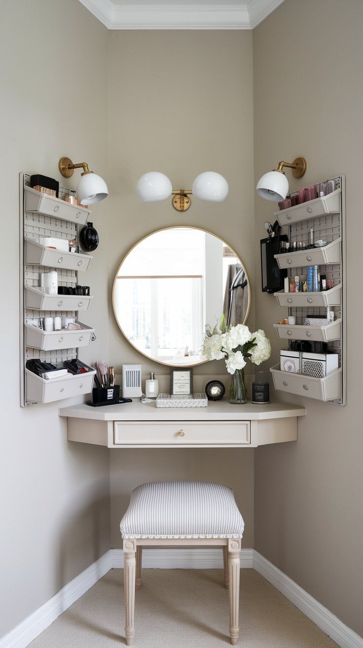 Vanity-with-Wall-Mounted-Organizers-and-Trays