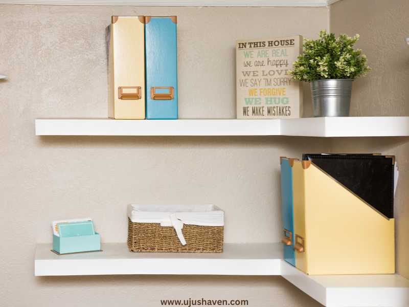 Wall-mounted-floating-shelves
