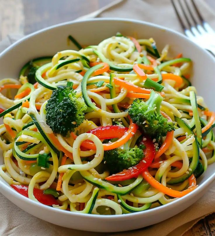 Zucchini-Noodle-Stir-Fry-Healthy-Dinner-Ideas