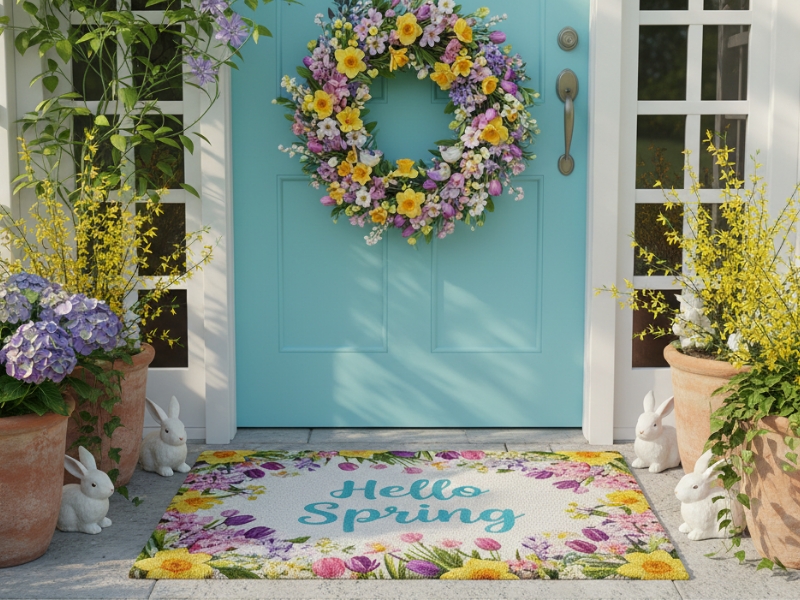 Add-a-Colorful-Door-Mat-that-Complements-Your-Wreath.