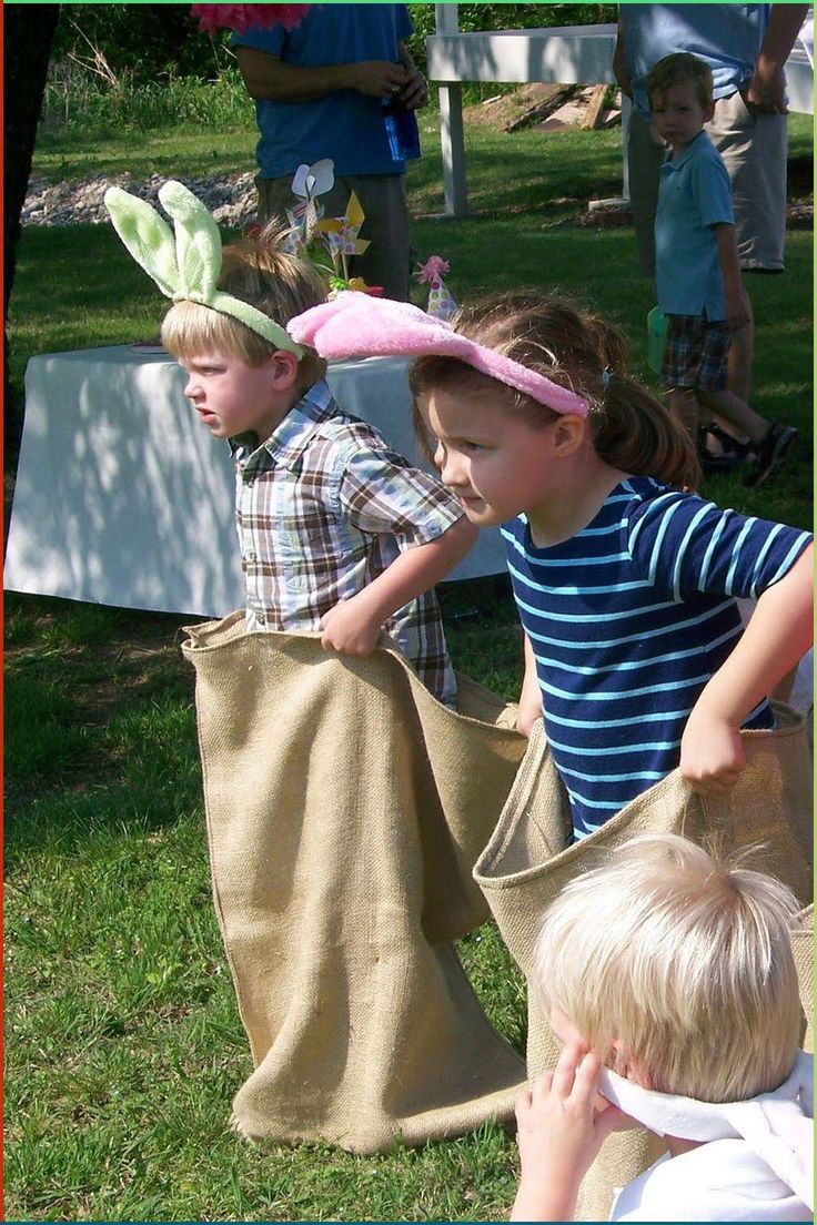 Bunny-Hop-Sack-Race