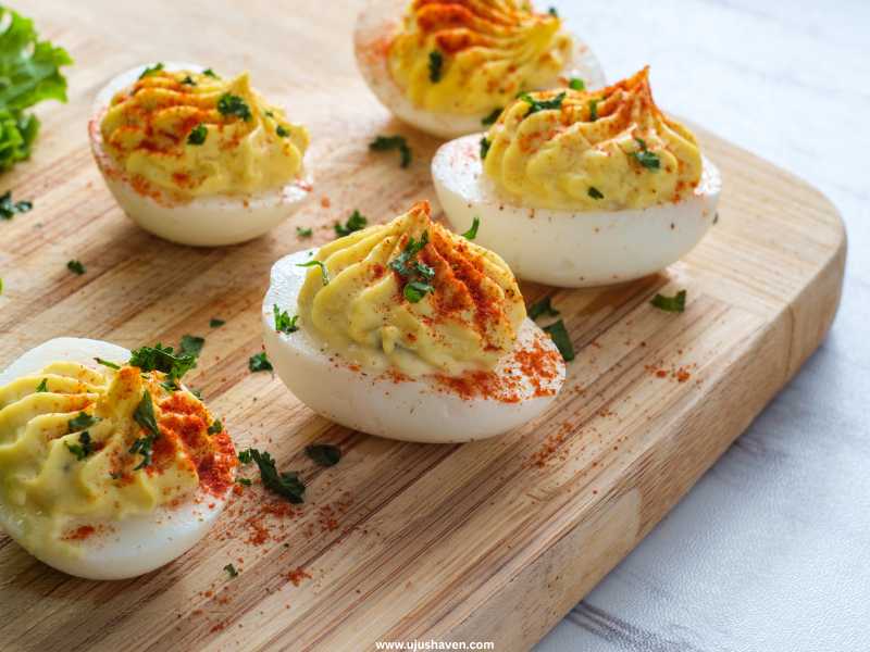Deviled-Eggs-with-a-Sprinkle-of-Paprika
