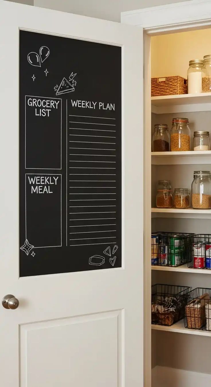 Keep-an-Inventory-List-Inside-the-Pantry-Door.