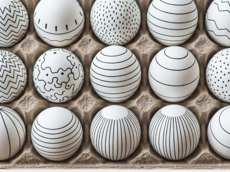 Matte-white-eggs-with-thin-black-line-art