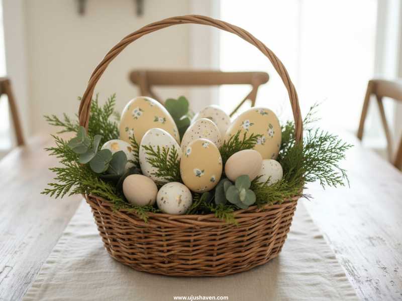 Woven-Basket-Centerpiece-with-Eggs