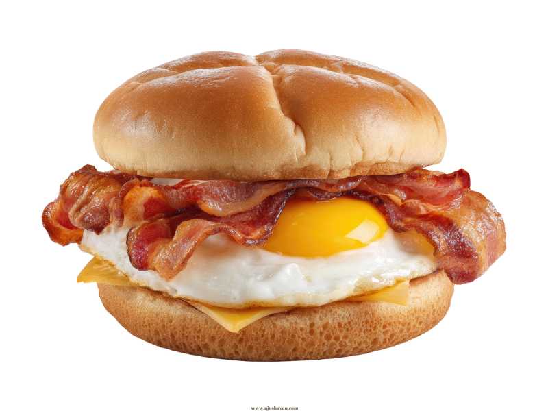 Breakfast-sandwich-with-eggs-and-cheese