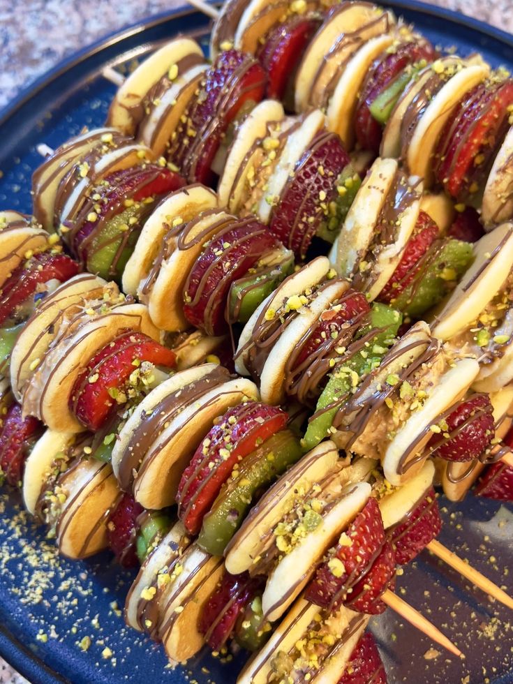 Pancake-Skewers-with-Fruit-and-Syrup-Dip