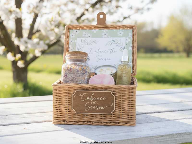 Spa-Gift-Box-with-Bath-Salts-and-Body-Oils-Spring-Gift