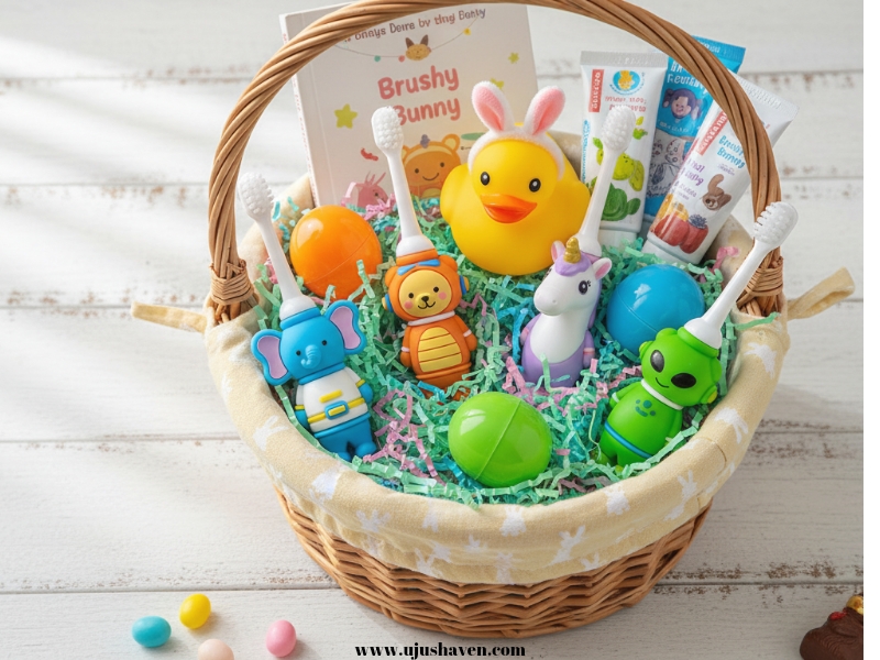 Toddler-Toothbrush-with-a-Fun-Design