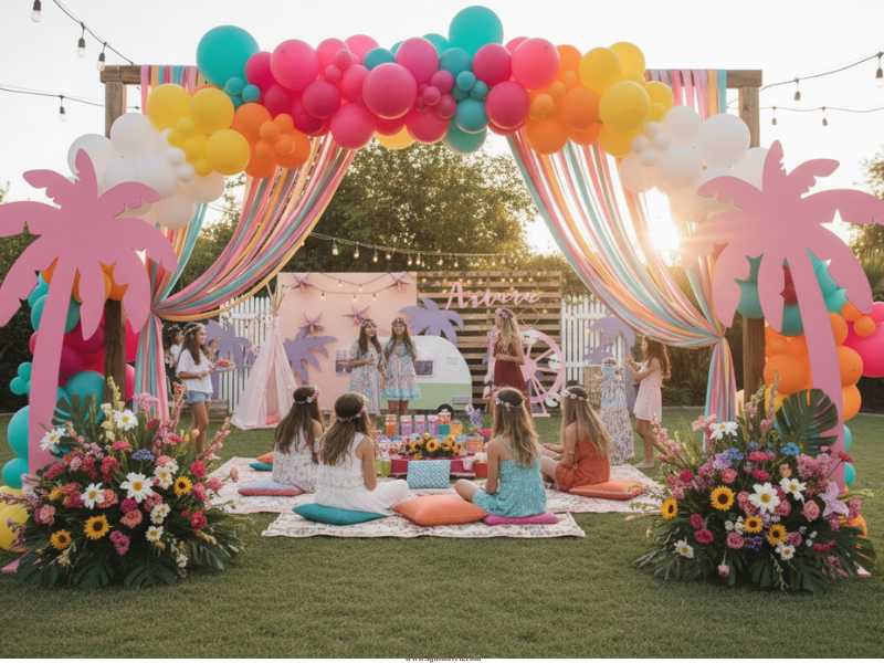 Coachella-Style-Themes-for-Teenage-Birthday-Parties