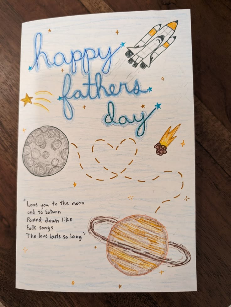 Handmade-Fathers-Day-Card-with-a-Heartfelt-Message.