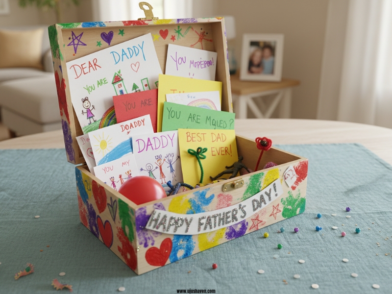 Memory-Box-of-Love-Notes-Fathers-Day-Crafts-for-Kids