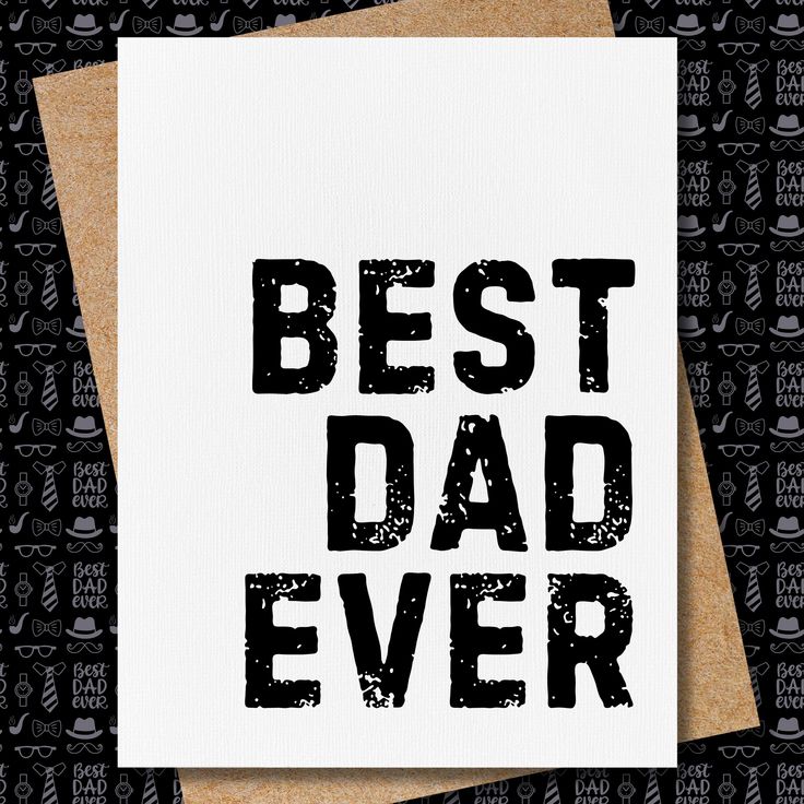 Minimalist-Best-Dad-Ever-Card