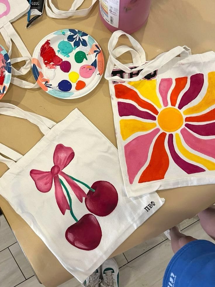 Painted-Tote-Bag-Summer-Crafts-for-Teens.