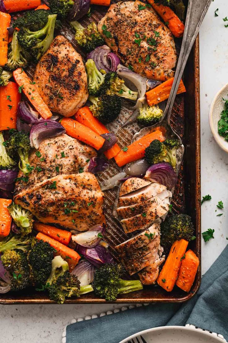 Chicken-and-Veggie-Sheet-Pan-Dinner