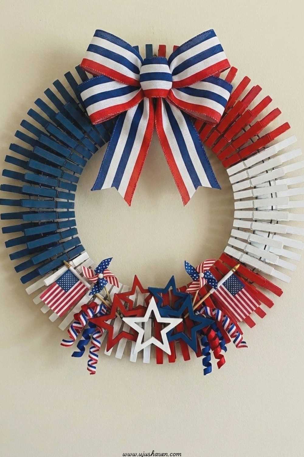 Clothespin-Wreath