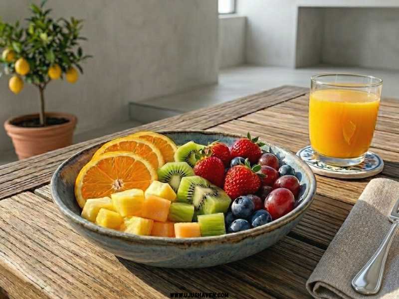 Fresh-Fruit-Bowl-with-Juice-for-a-Light-Refreshing-Start