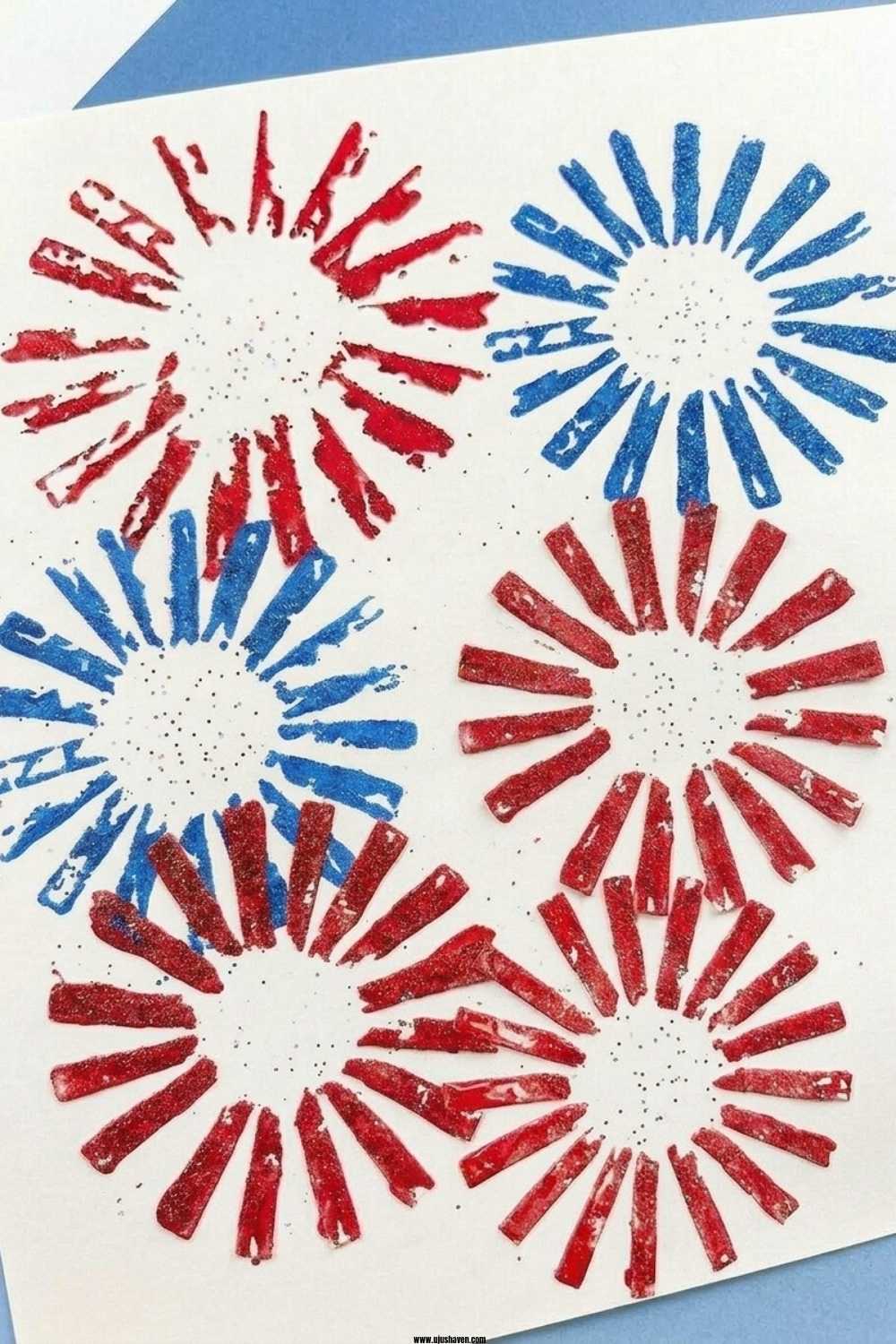 Layer-Different-Colors-Toilet-Paper-Roll-Fireworks-Craft