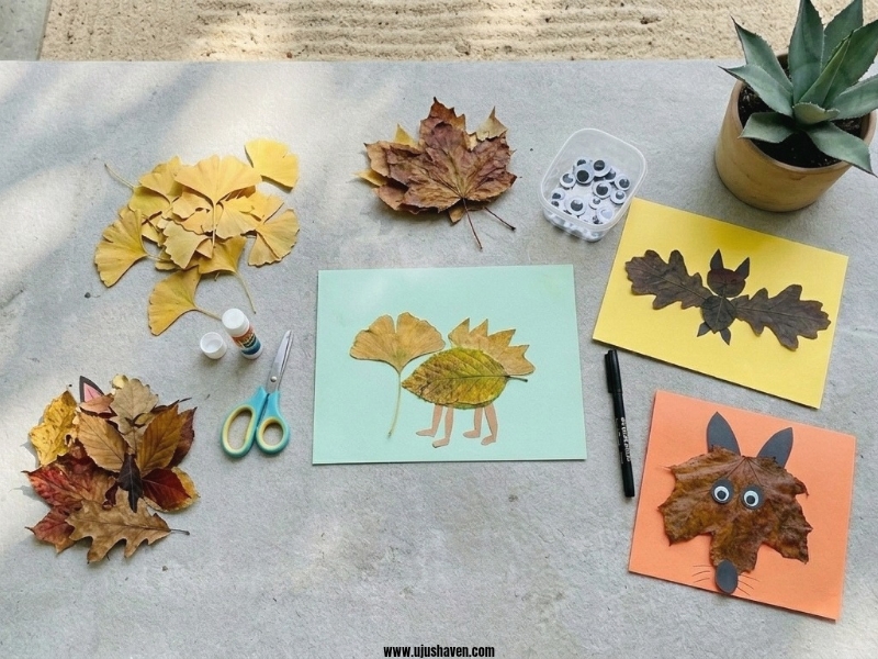 Leaf-Collage-Animals-Nature-Crafts-for-Kids.