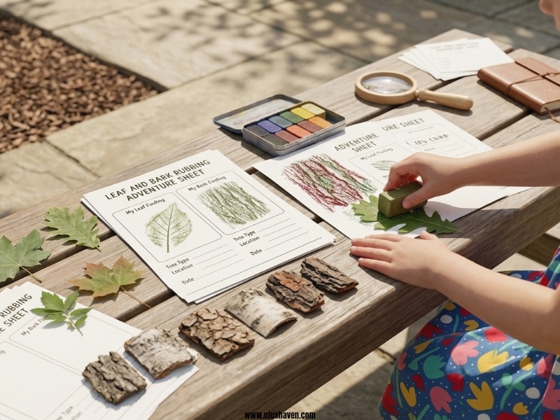 Leaf-and-Bark-Rubbing-Adventure-Sheets