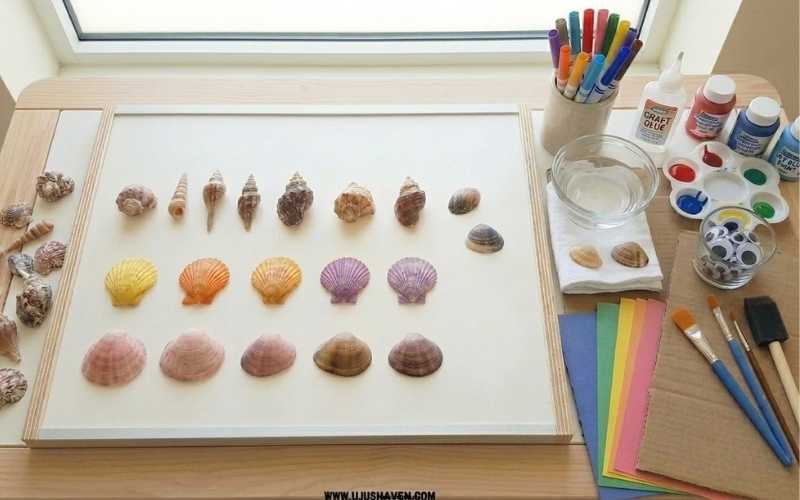 Materials-You-Need-for-This-Easy-Seashell-Crafts-Seashell-Craft-for-Preschool
