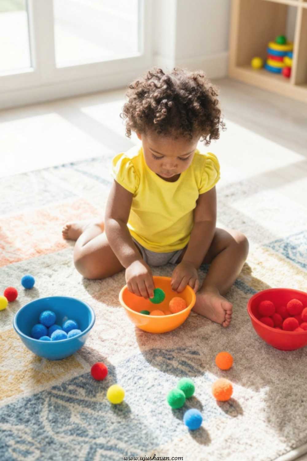 Pom-Pom-Color-Sorting-Craft