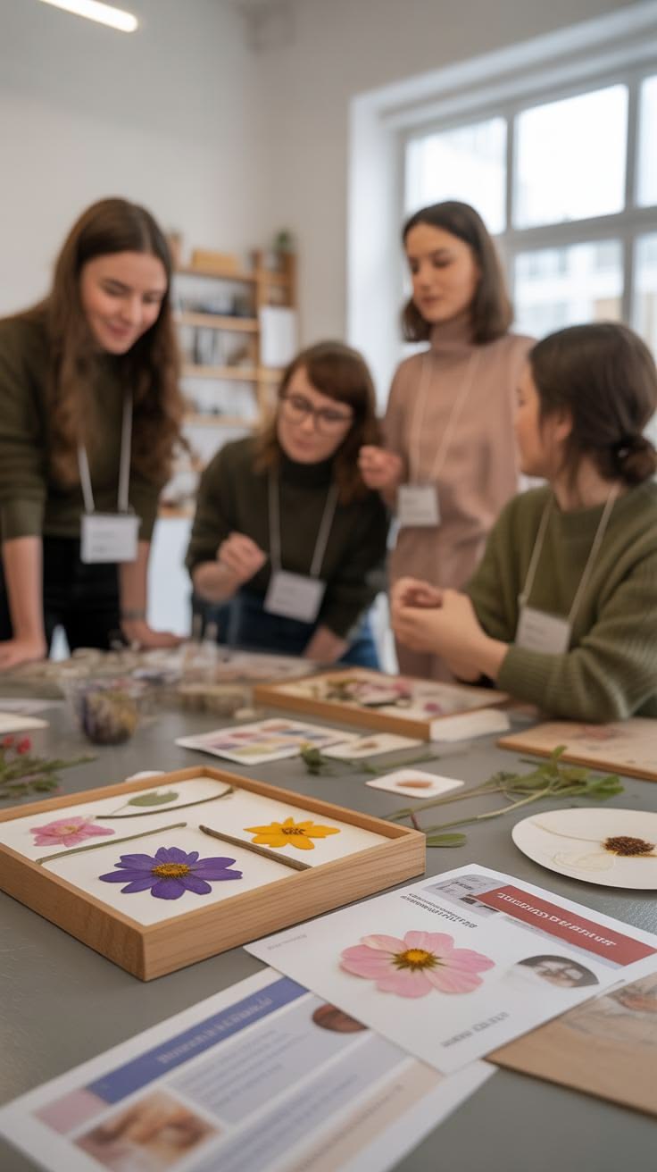 Pressed-Flower-Crafts-for-a-Soft-Girly-Vibe-How-to-Host-a-Girls-Craft-Night