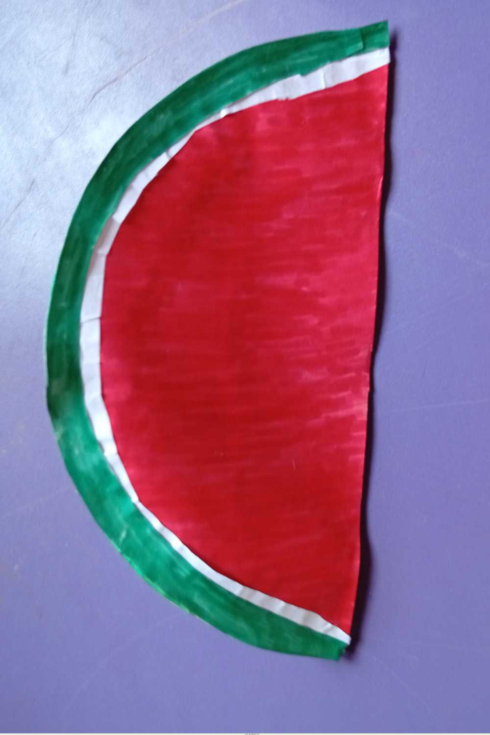 Step-4-Make-the-Green-Outer-Rind-Paper-Plate-Watermelon-Craft-for-Kids