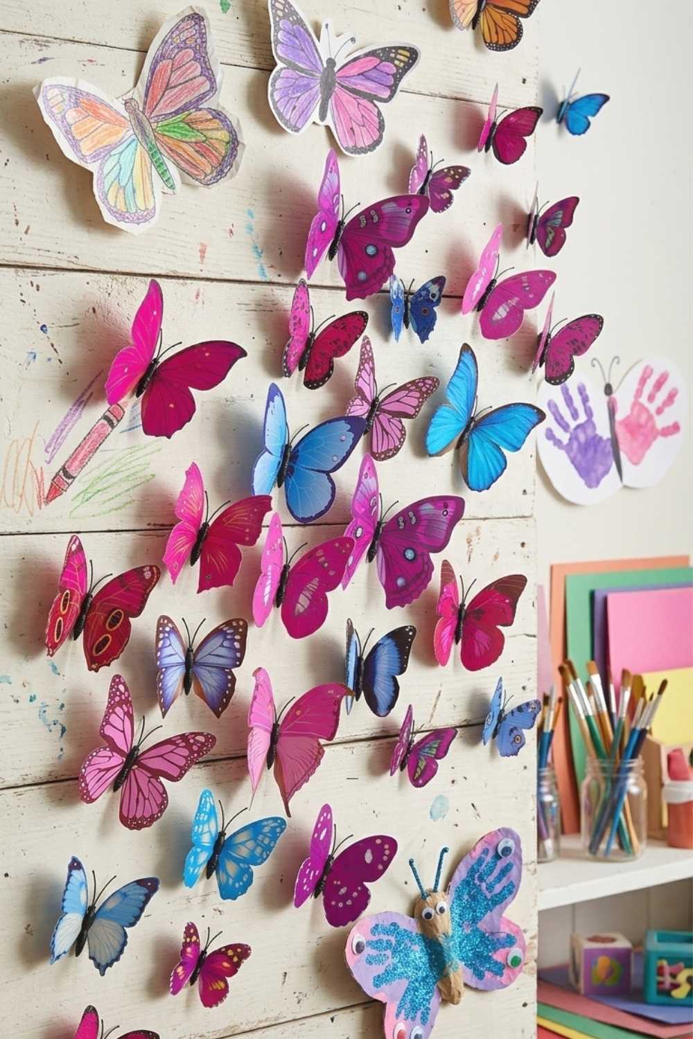 Wall-Collage-Butterfly-Art